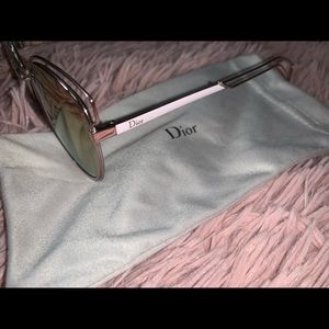 CHRISTIAN DIOR pink sunglasses